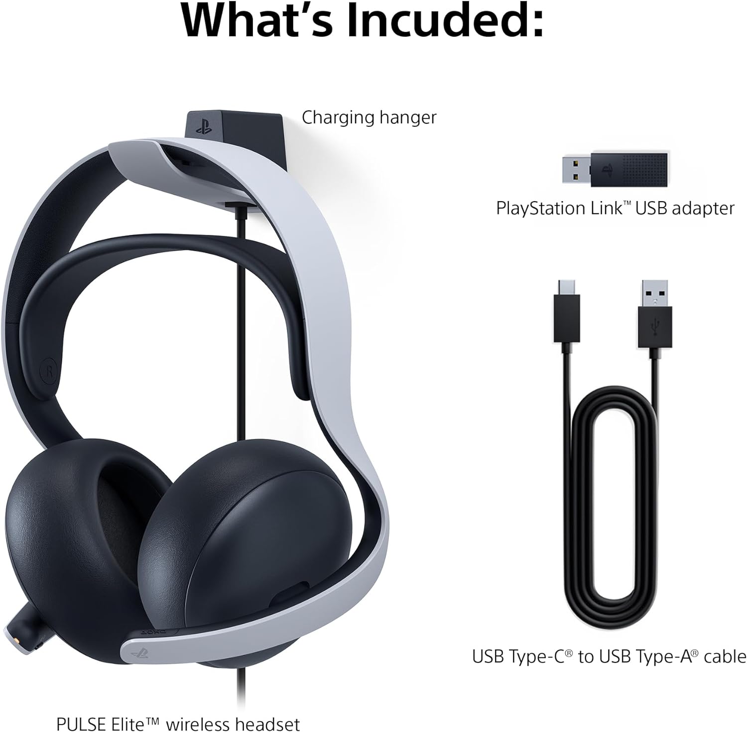 Cuffie Sony Wireless Pulse Elite PS4/PS5 White Cuffie Sony Wireless Pulse Elite PS4/PS5 White